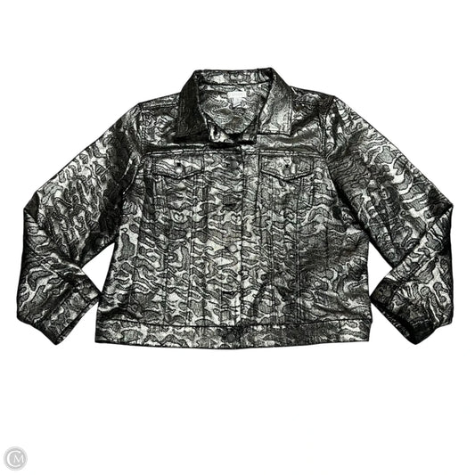 Jacket Other By Chicos In Leopard Print, Size: Xl