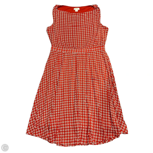 Dress Casual Midi By Maeve In Orange, Size: L