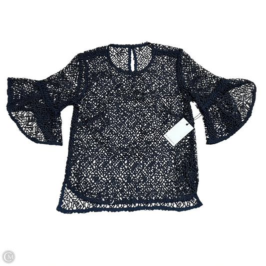 Top Short Sleeve By Prose & Poetry In Navy, Size: S