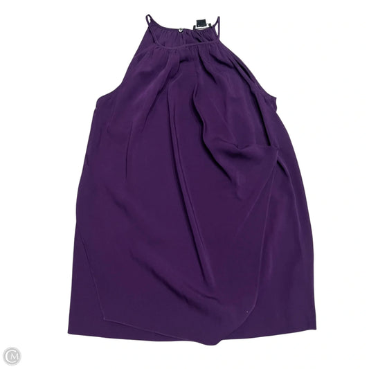 Top Sleeveless By Theory In Purple, Size: S