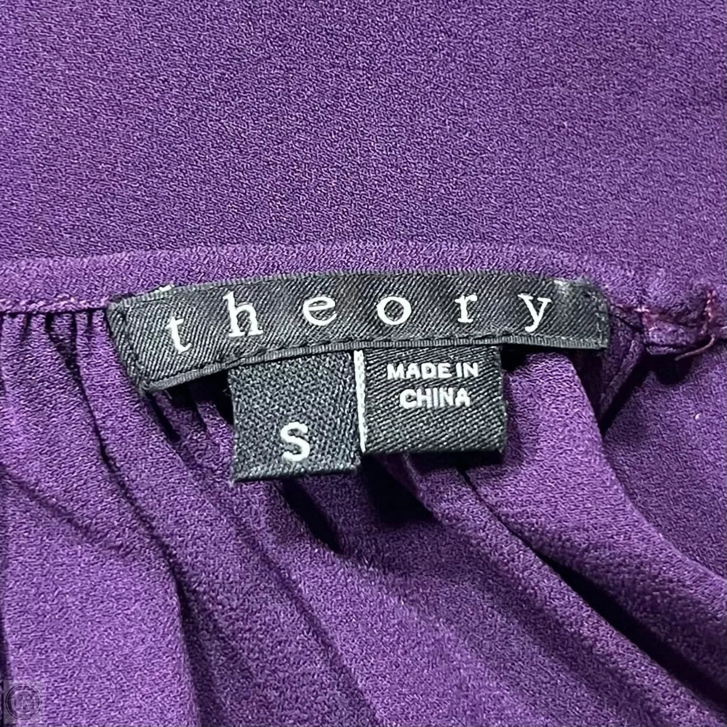 Top Sleeveless By Theory In Purple, Size: S