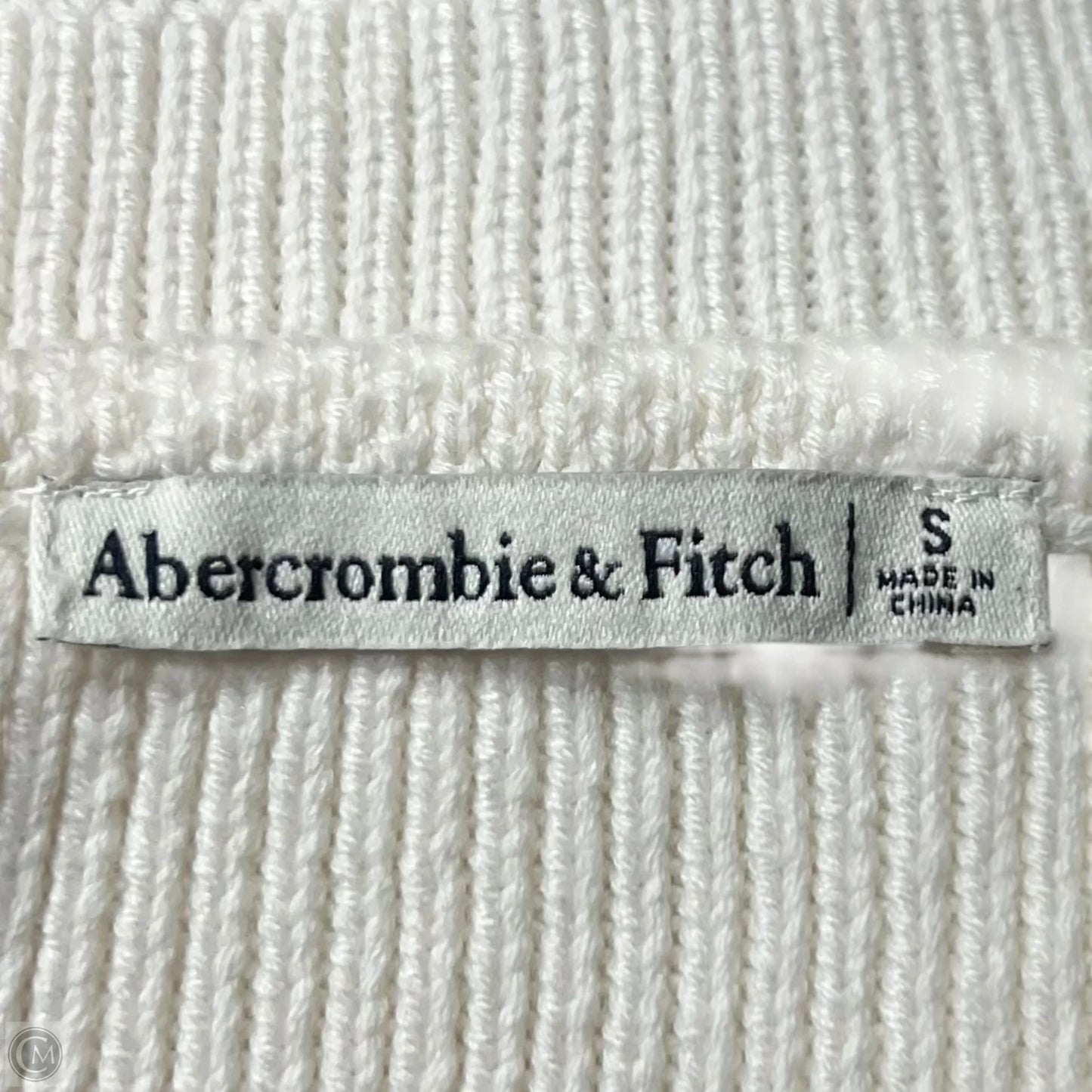 Top Sleeveless By Abercrombie And Fitch In Cream, Size: S