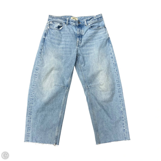 Jeans Wide Leg By Madewell In Blue Denim, Size: 4