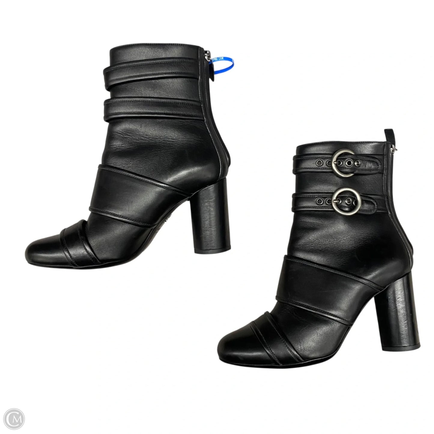 Boots Luxury Designer By Lanvin In Black, Size: 7