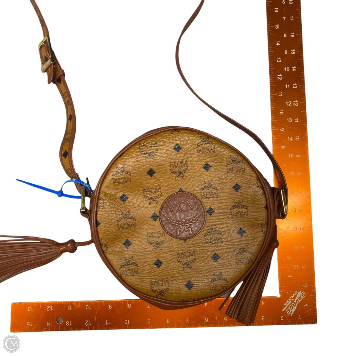 Crossbody Luxury Designer By Mcm, Size: Medium