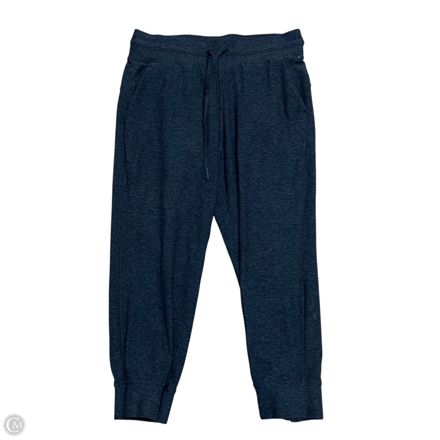Athletic Pants By Lululemon In Black & Blue, Size: 10
