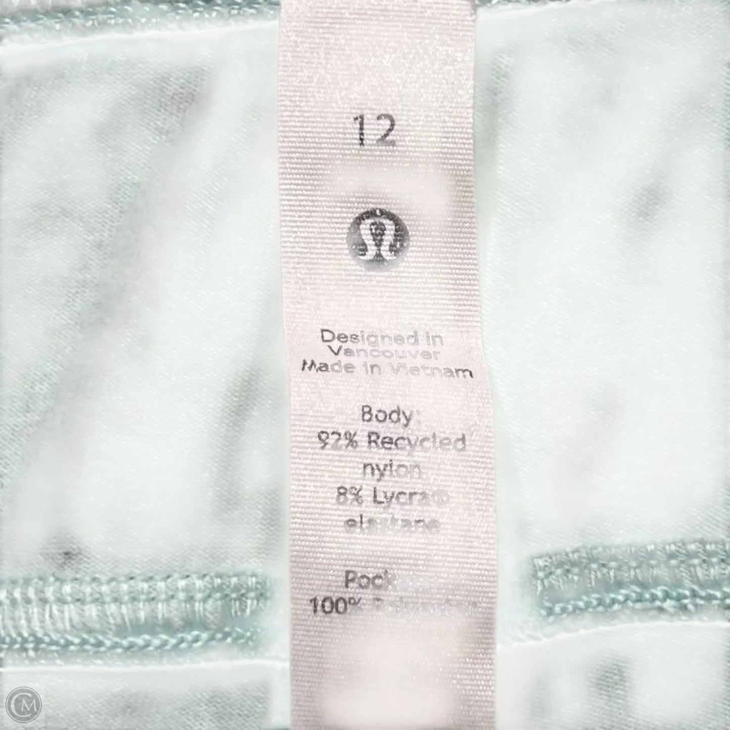Athletic Pants By Lululemon In Aqua, Size: 12
