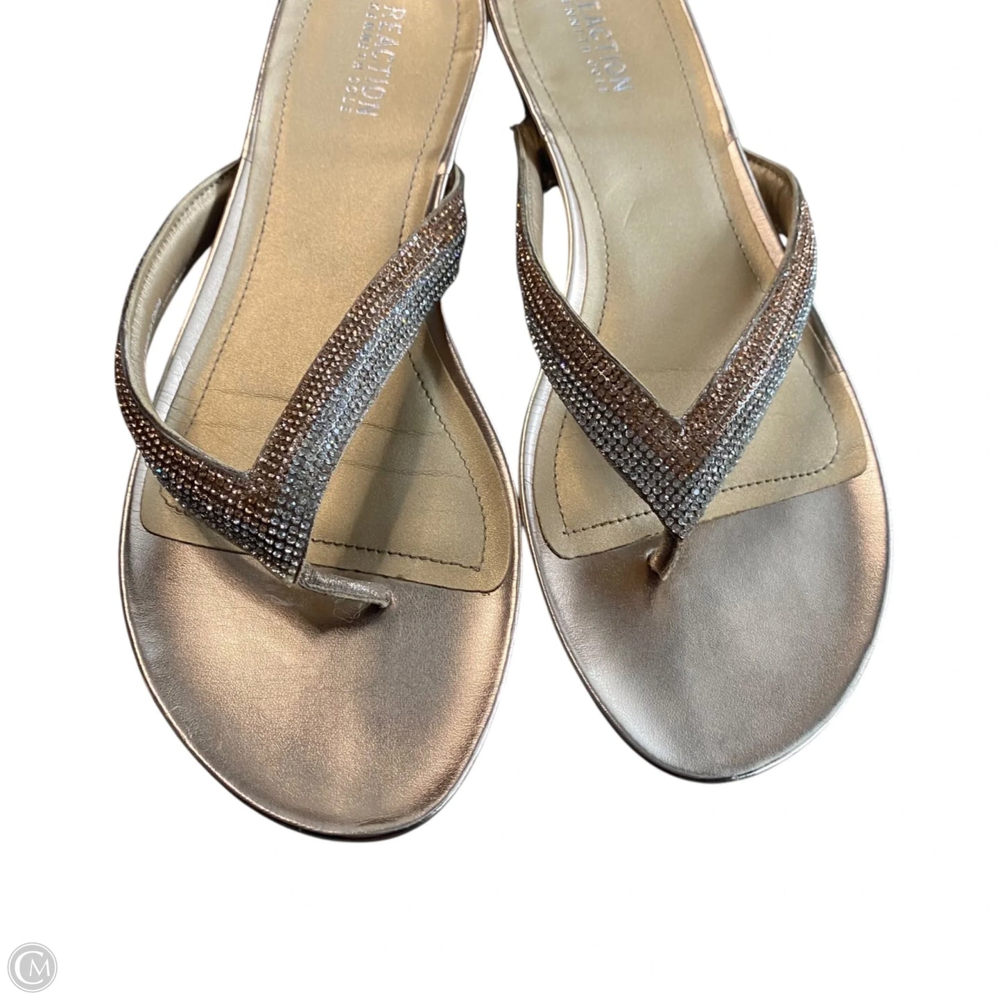 Sandals Flats By Kenneth Cole Reaction In Rose Gold, Size: 9.5