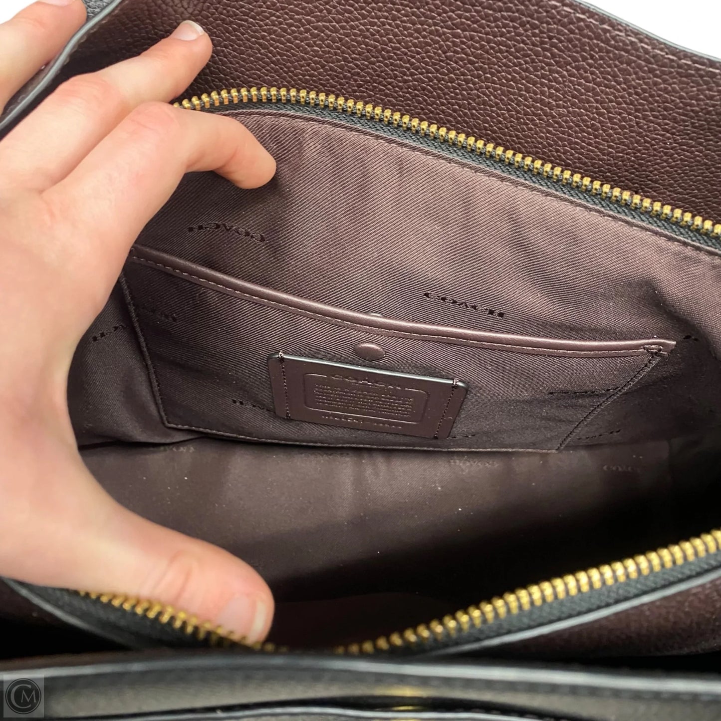 Handbag Designer By Coach, Size: Medium