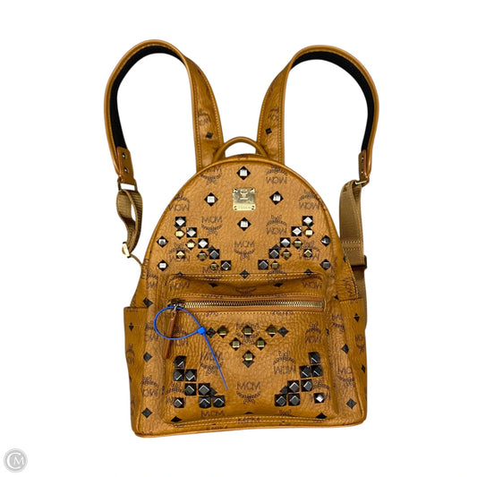 Backpack Luxury Designer By Mcm, Size: Medium
