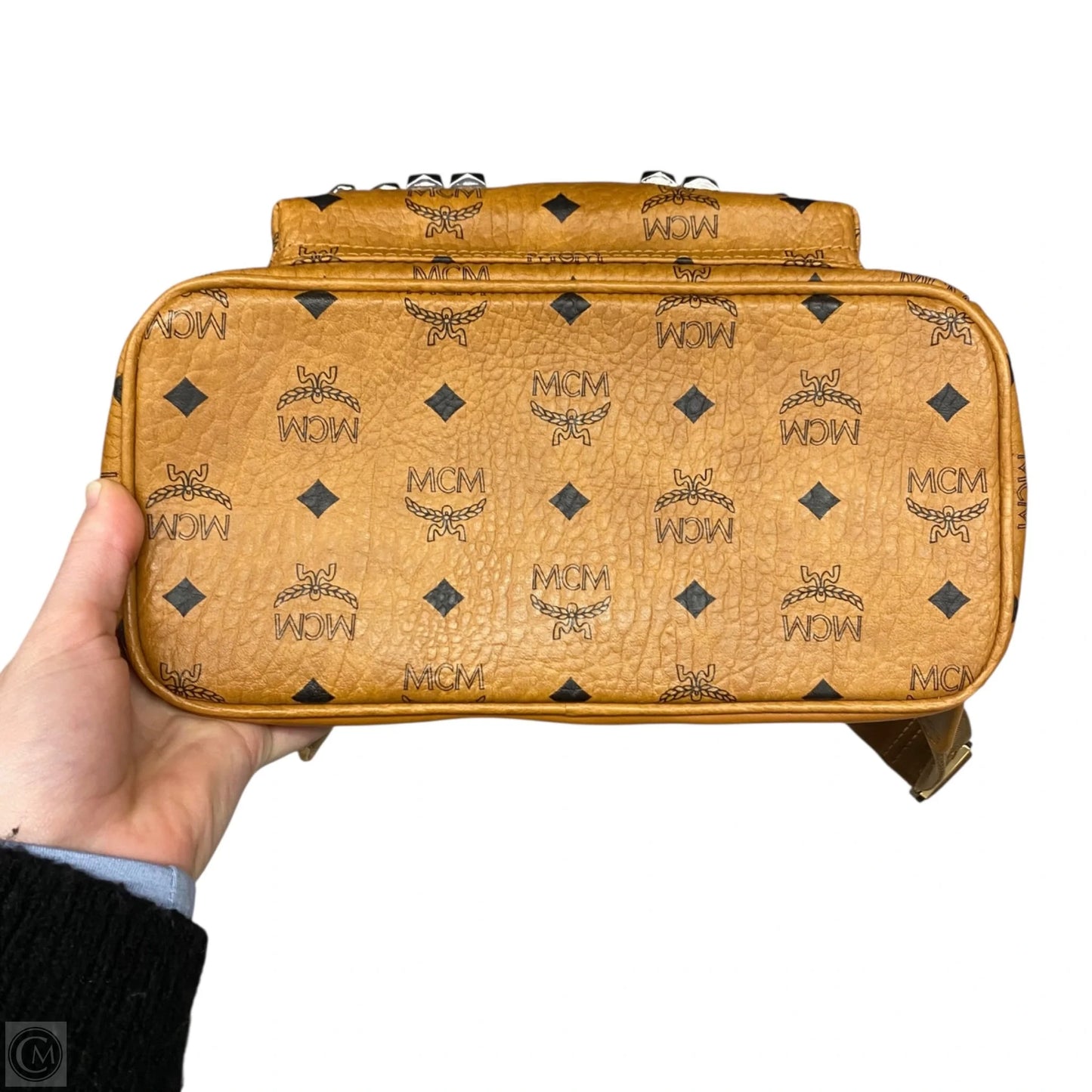 Backpack Luxury Designer By Mcm, Size: Medium