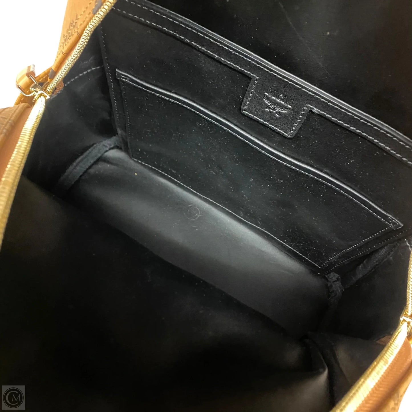 Backpack Luxury Designer By Mcm, Size: Medium