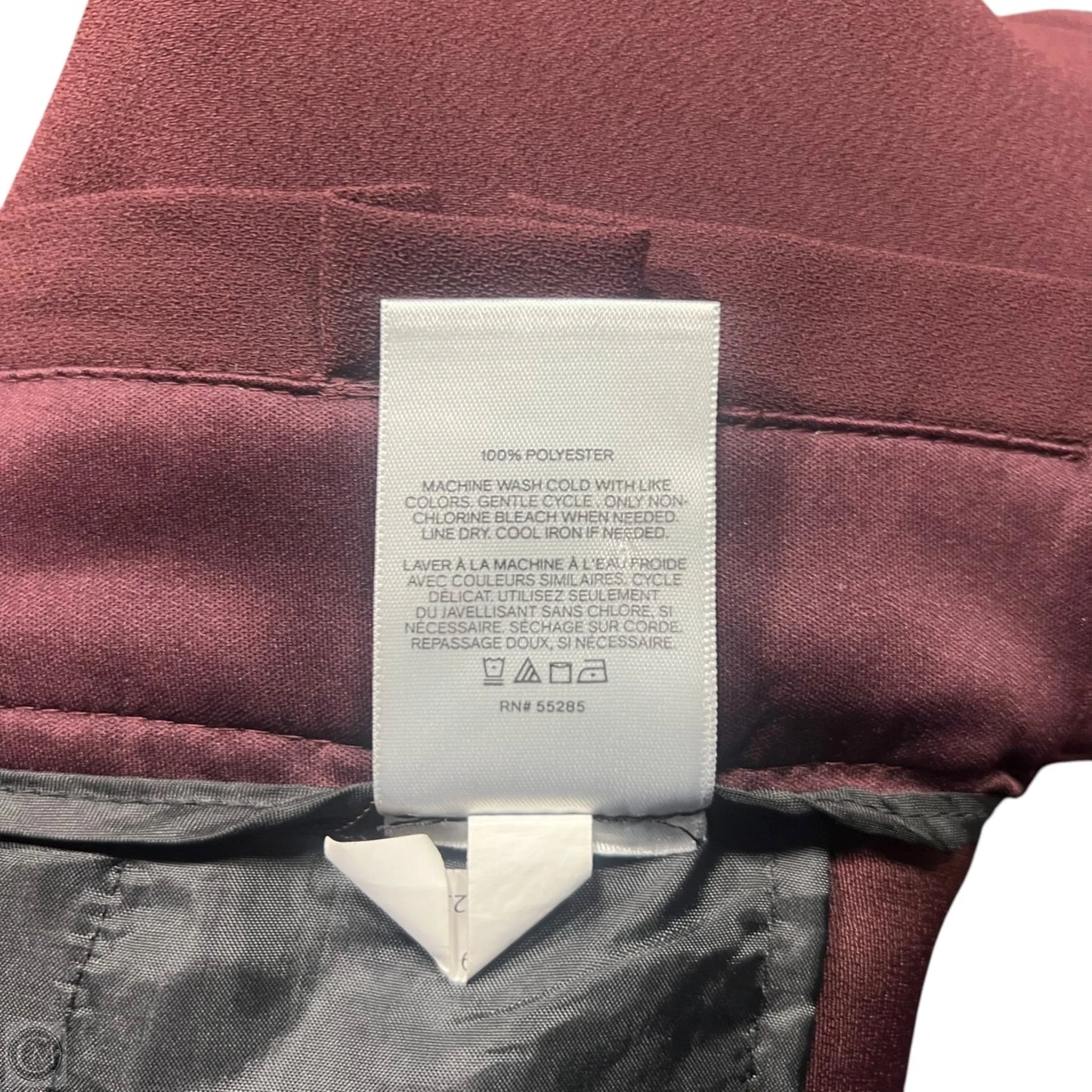 Pants Wide Leg By White House Black Market In Red, Size: 10