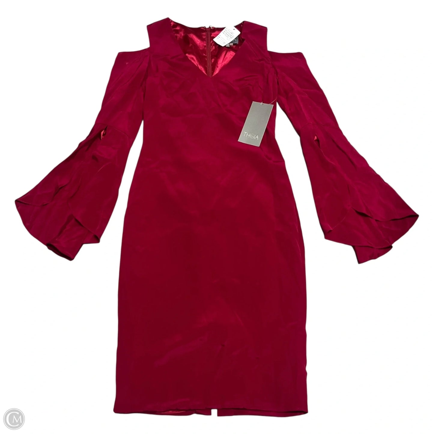 Dress Party Short By Theia Couture In Red, Size: M