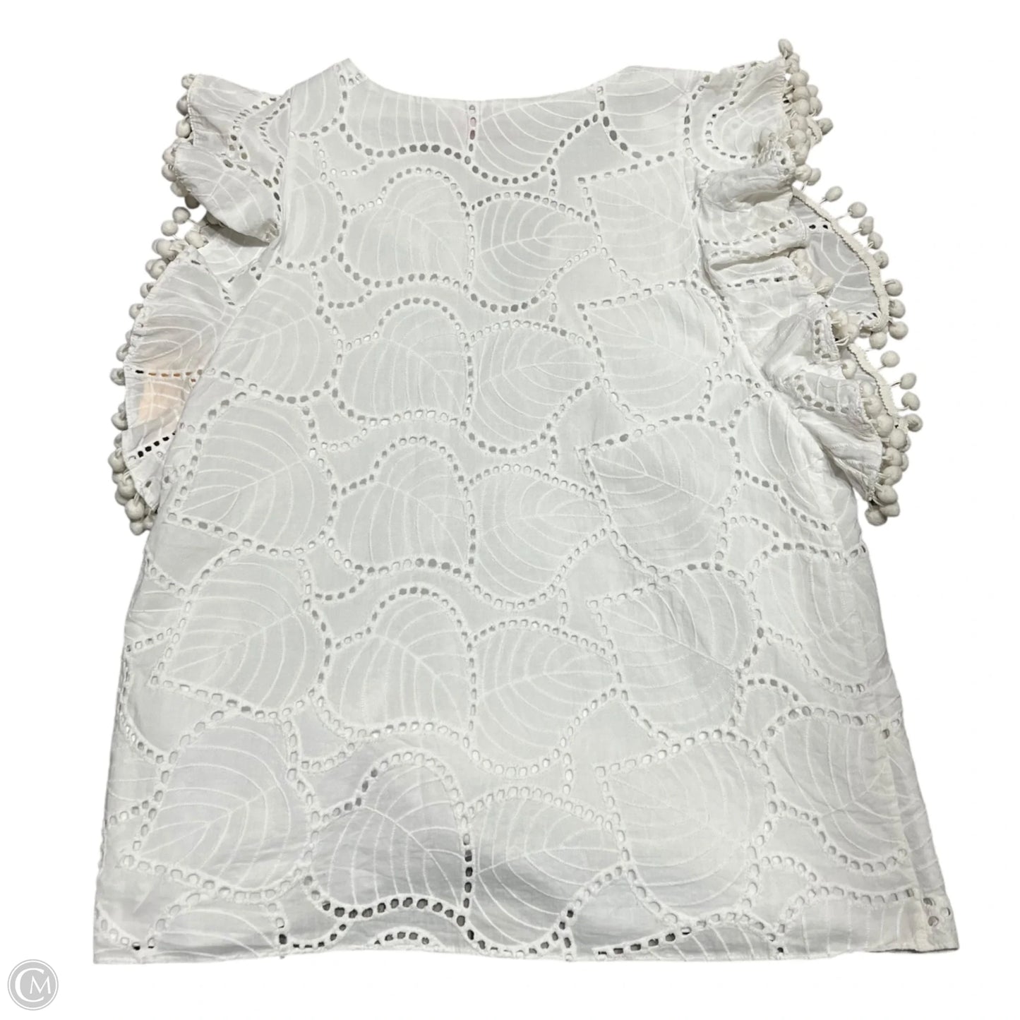 Top Sleeveless Designer By Lilly Pulitzer In White, Size: S
