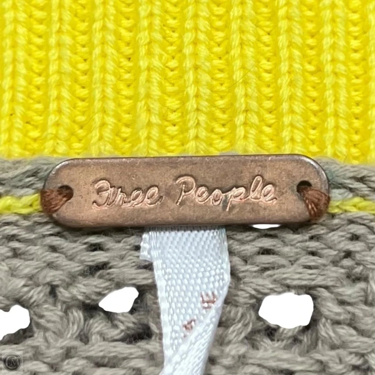 Sweater By Free People In Brown & Yellow, Size: Xs