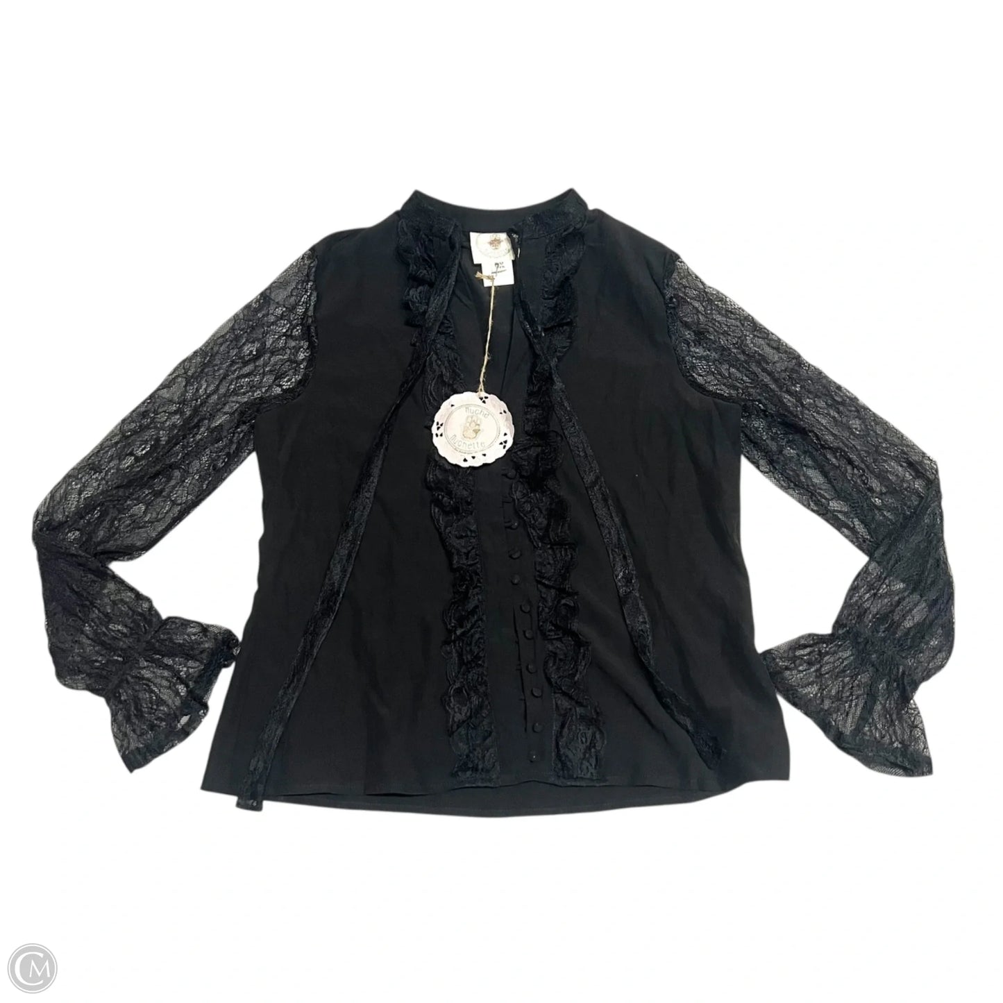 Top Long Sleeve By Muche Muchette In Black, Size: S