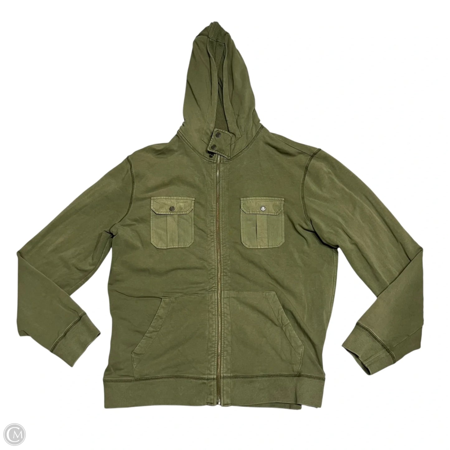Sweatshirt Designer By Michael Kors In Green, Size: L