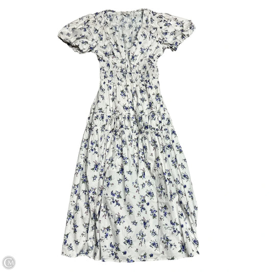 Dress Casual Maxi By Francesca's In Purple & White, Size: S