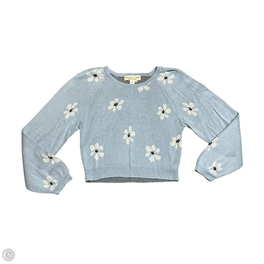 Sweater By Saltwater Luxe In Blue & Cream, Size: S