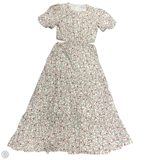 Dress Casual Maxi By Wayf In Cream & Red, Size: S