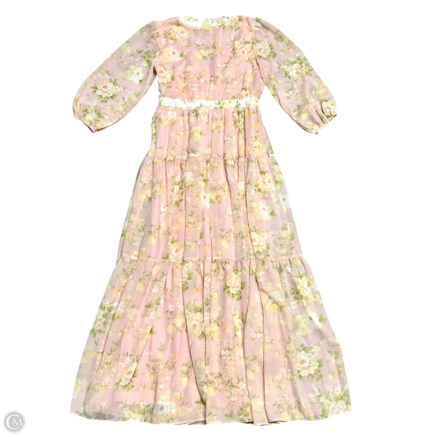 Dress Casual Maxi By Taylor In Peach, Size: S