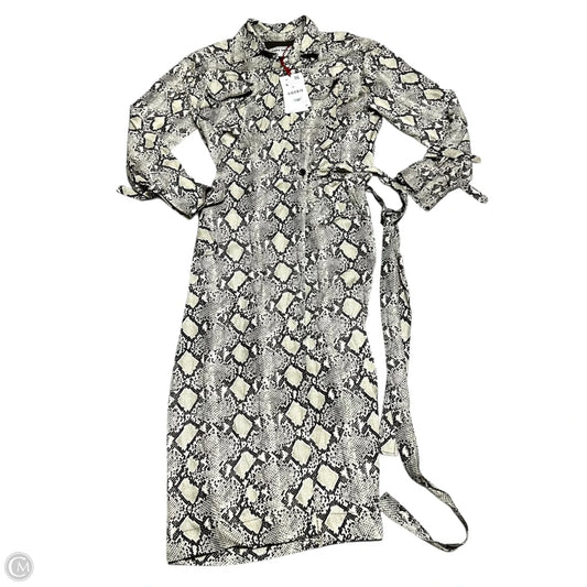 Dress Casual Maxi By Zara In Snakeskin Print, Size: S