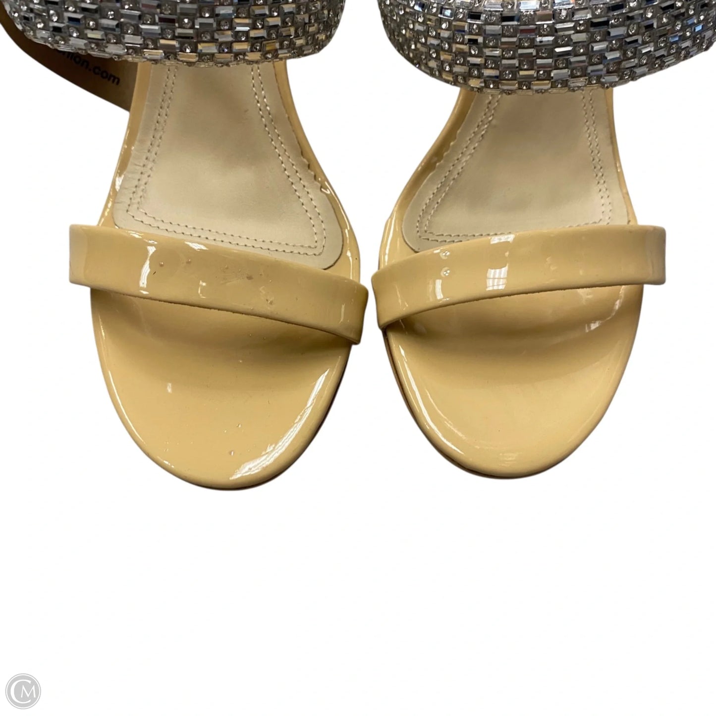 Sandals Heels Kitten By Somnia In Tan, Size: 5