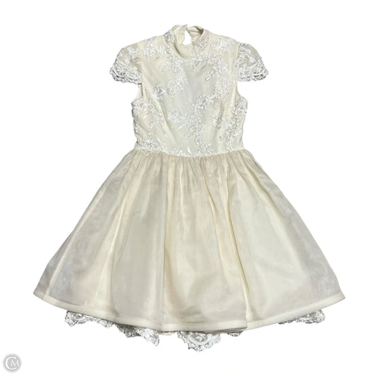 Dress Designer By Alice + Olivia In Cream, Size: Xs