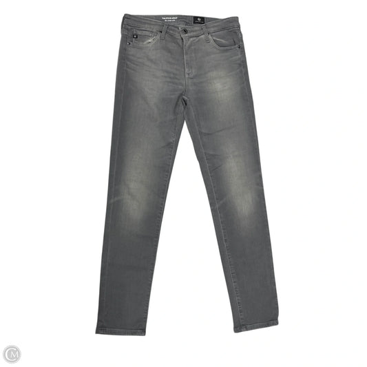 Jeans Straight By Adriano Goldschmied In Grey Denim, Size: 2