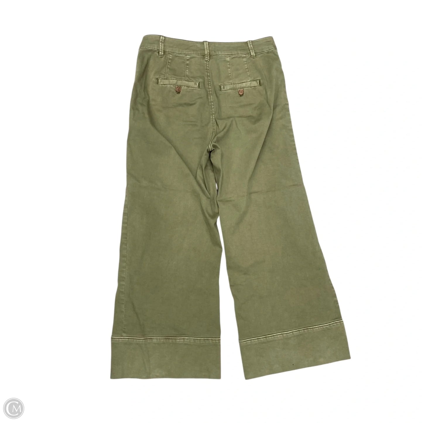 Pants Wide Leg By Anthropologie In Green, Size: 2