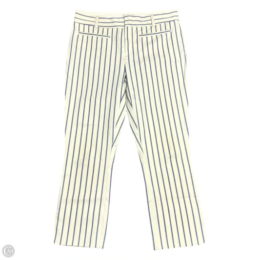 Pants Dress By Anthropologie In Blue & Cream, Size: 4