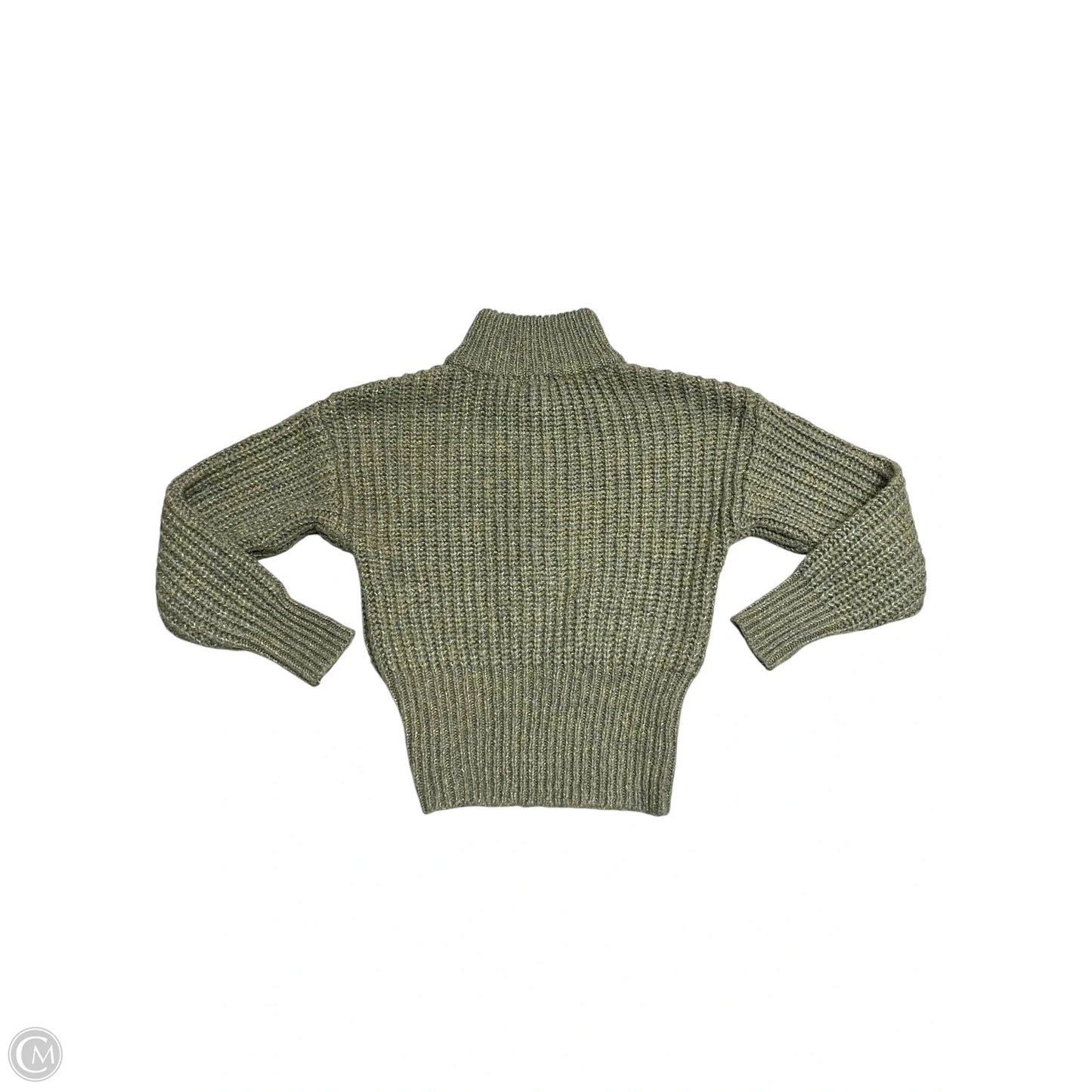 Sweatshirt Collar By Ana In Green, Size: Xs