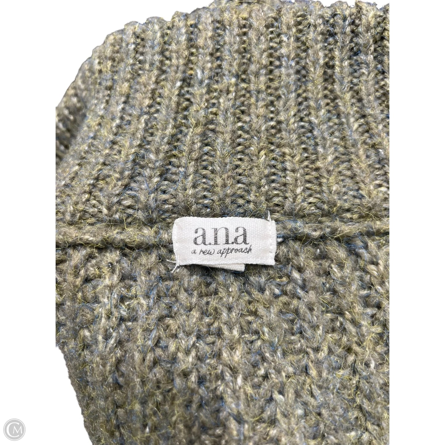 Sweatshirt Collar By Ana In Green, Size: Xs