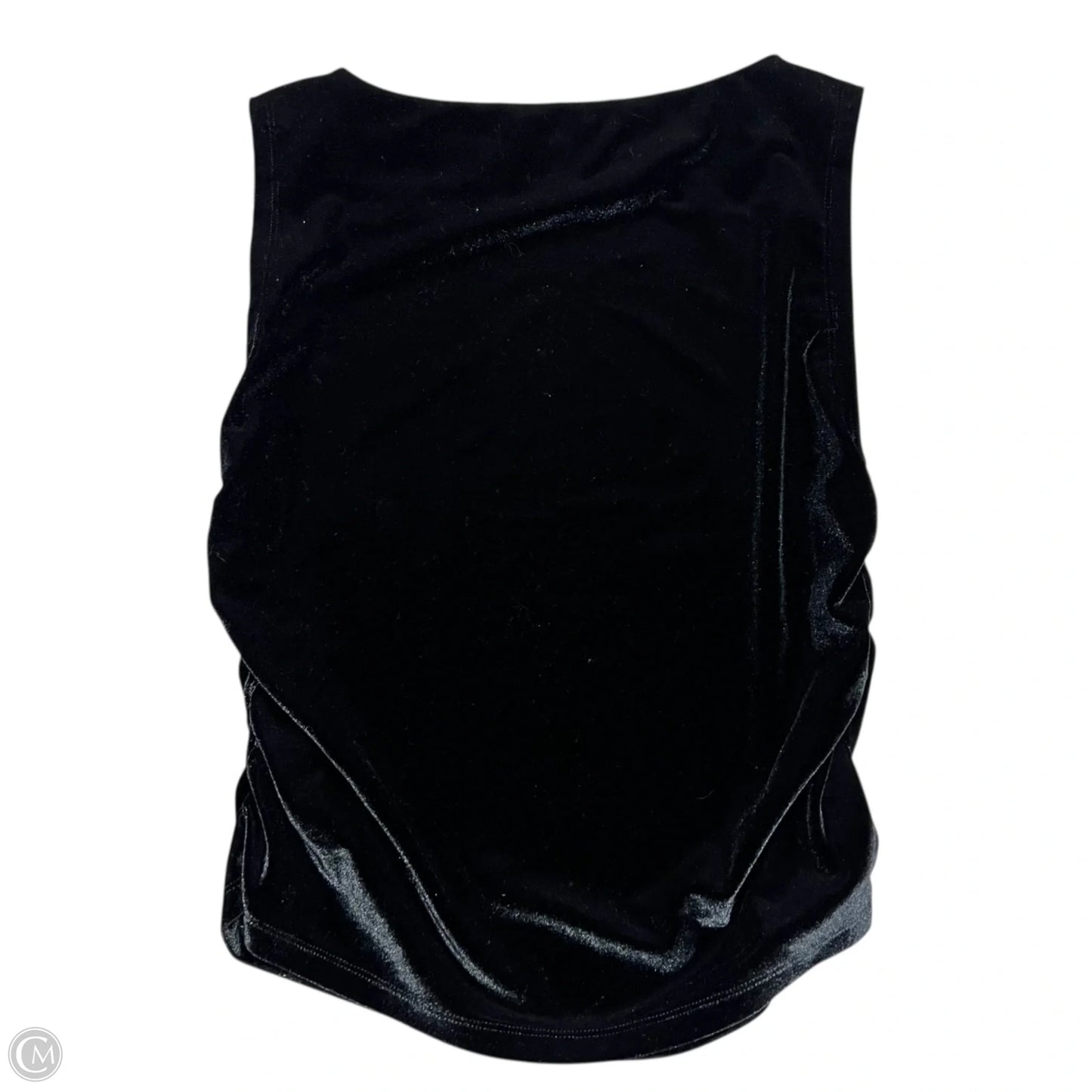 Top Sleeveless By Oak + Fort In Black, Size: L
