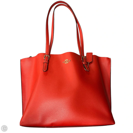 Tote Designer By Coach, Size: Large