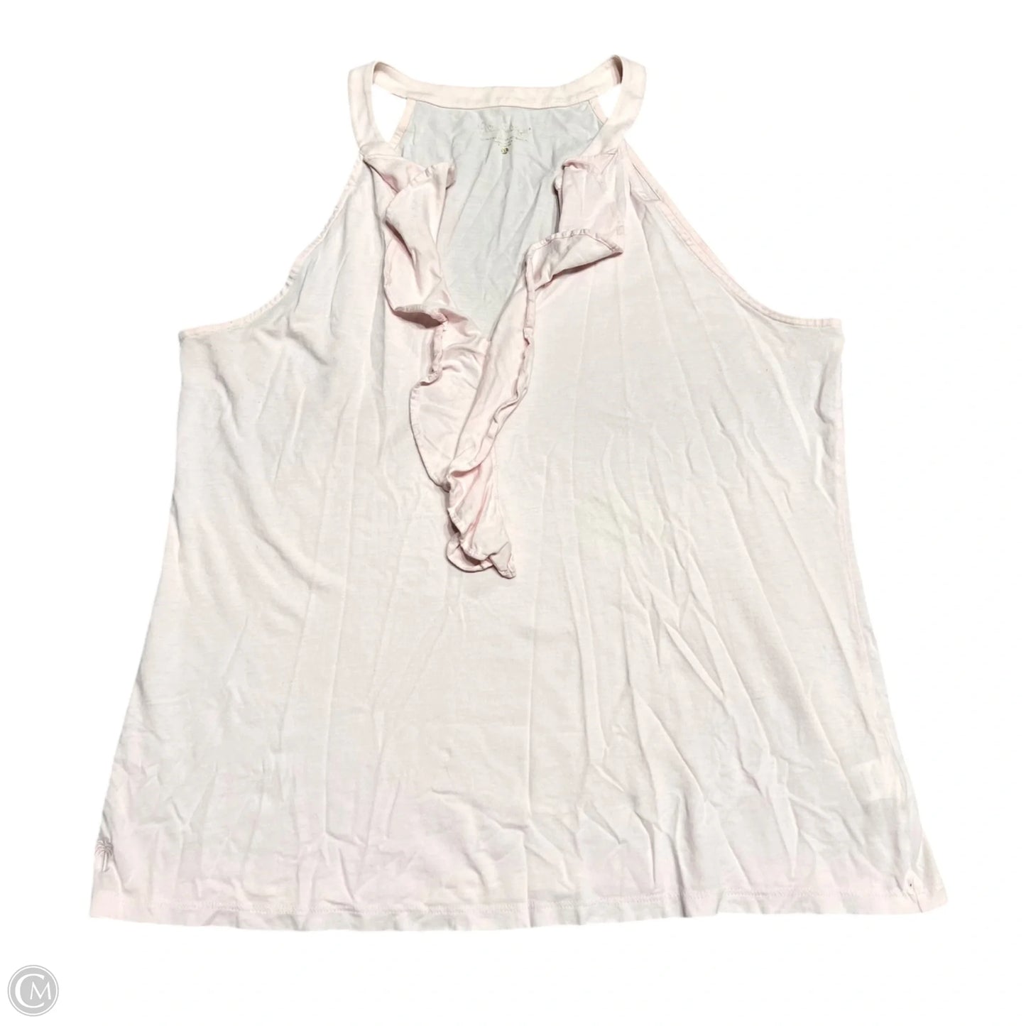 Top Sleeveless Designer By Lilly Pulitzer In Pink, Size: Xl