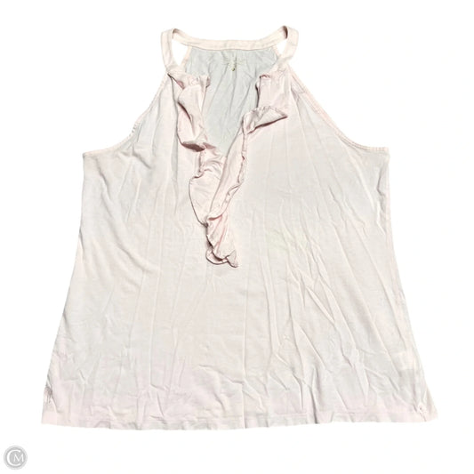 Top Sleeveless Designer By Lilly Pulitzer In Pink, Size: Xl