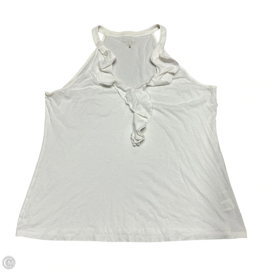 Top Sleeveless Designer By Lilly Pulitzer In Cream, Size: Xl