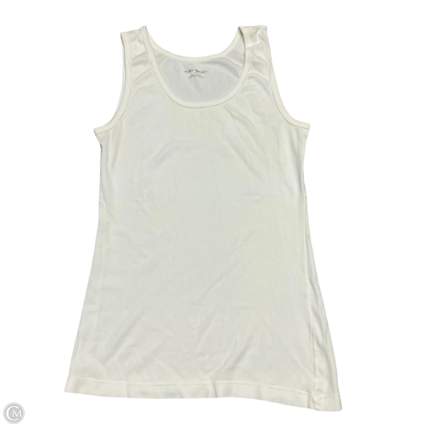 Top Sleeveless Designer By Tory Burch In Cream, Size: S