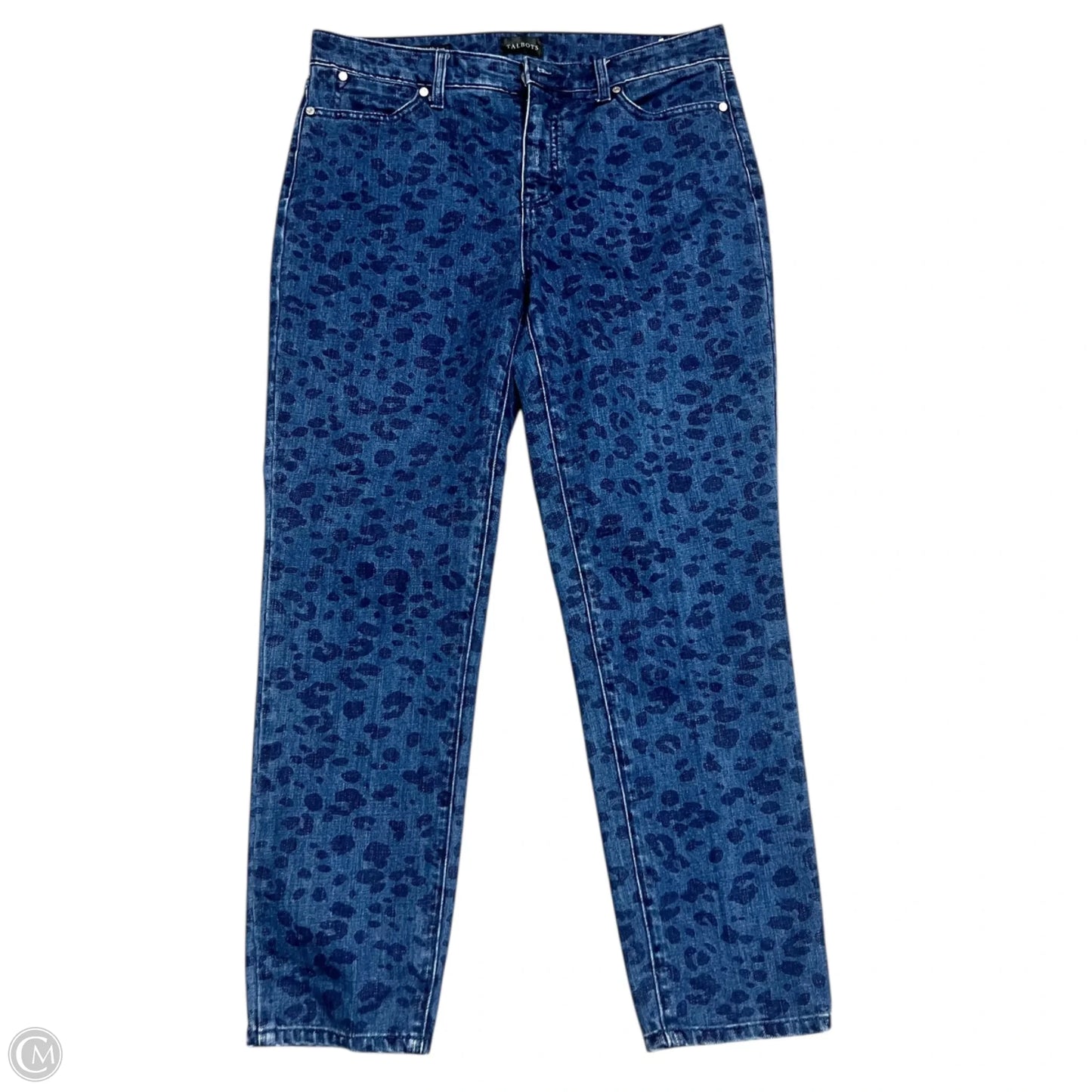 Jeans Straight By Talbots In Leopard Print, Size: 10