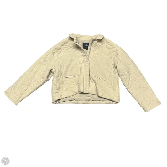 Jacket Other By 7 For All Mankind In Taupe, Size: M