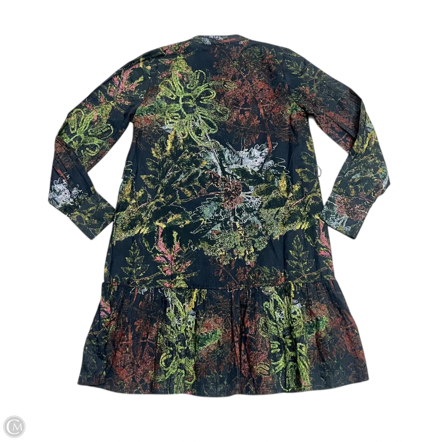 Dress Casual Short By Anthropologie In Blue & Green, Size: Xs