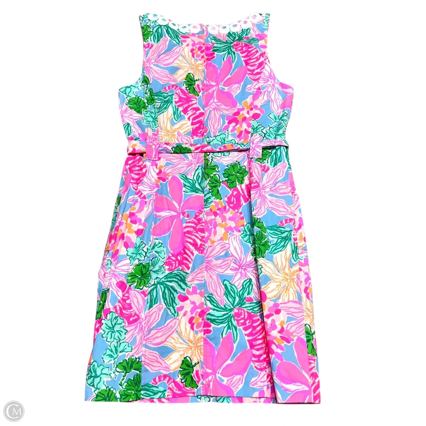 Dress Designer By Lilly Pulitzer In Blue & Pink, Size: Xs