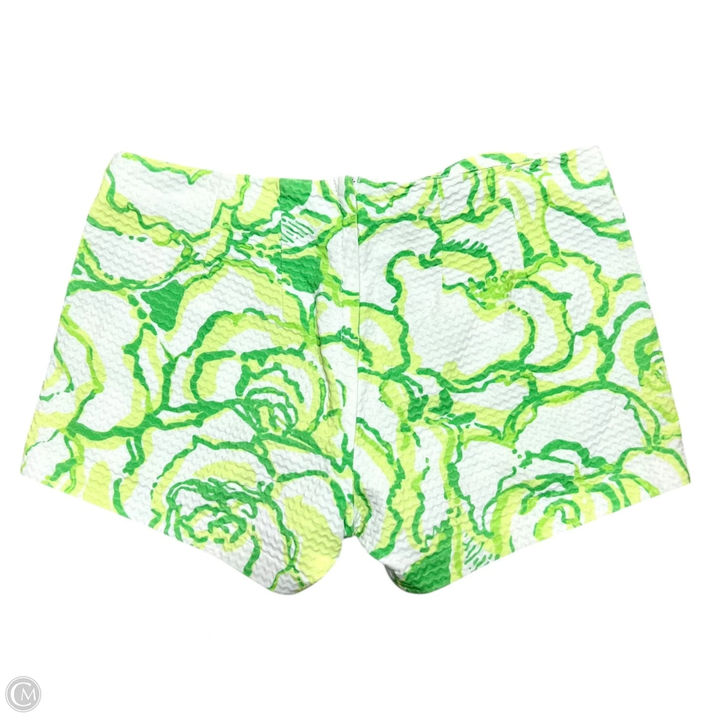 Shorts Designer By Lilly Pulitzer In Green & White, Size: 0