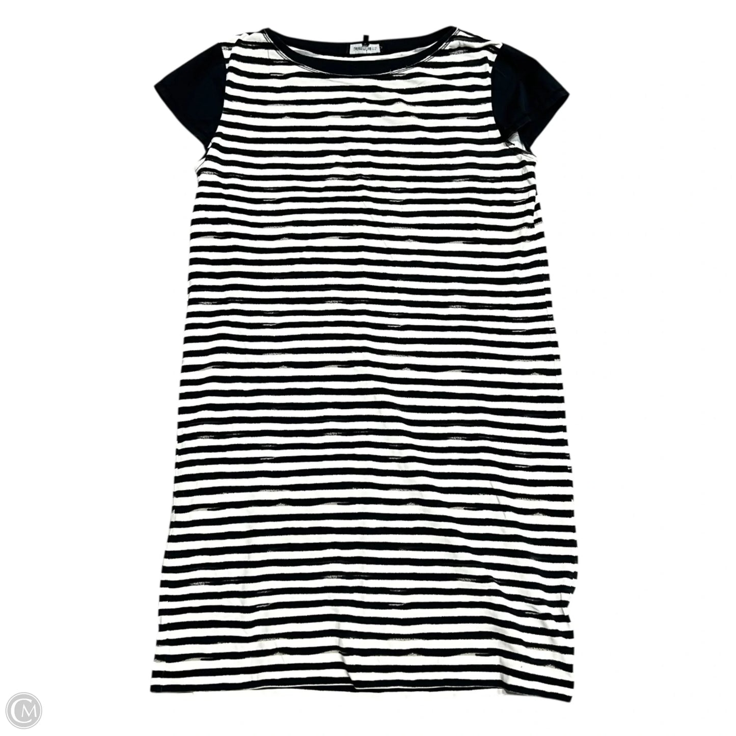Dress Designer By Lafayette 148 In Black & Cream, Size: S