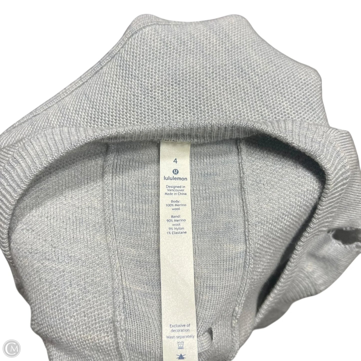 Sweater By Lululemon In Grey, Size: S