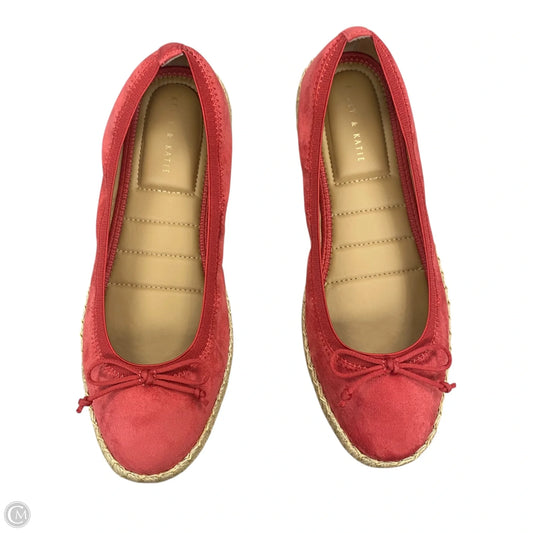 Shoes Flats By Kelly And Katie In Red, Size: 9