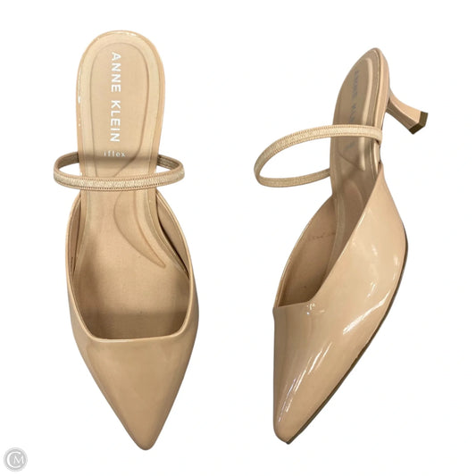 Shoes Heels Kitten By Anne Klein In Tan, Size: 9.5