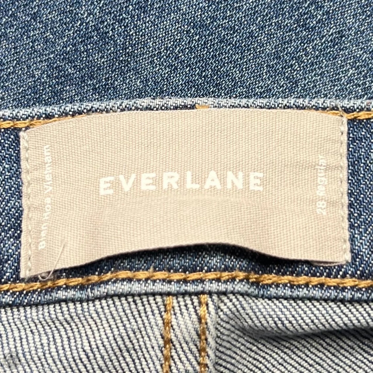 Jeans Straight By Everlane In Blue Denim, Size: 6